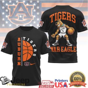 Official NCAA Auburn Tigers Basketball T Shirt