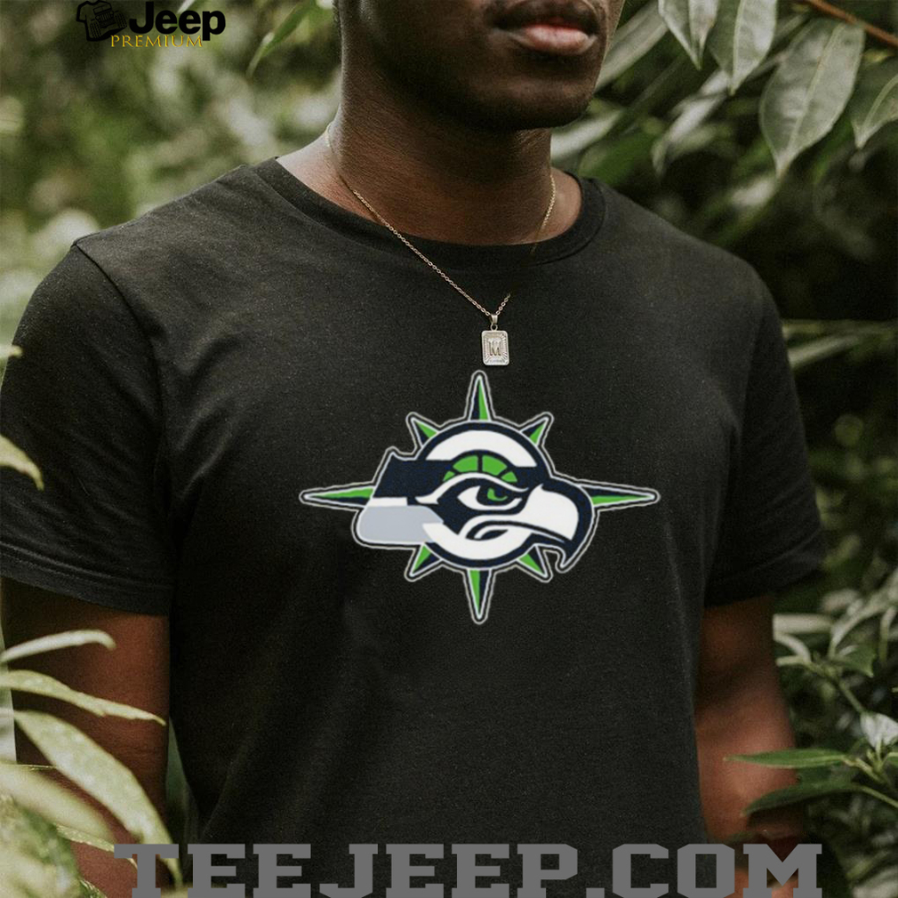 Official NFL Seattle Seahawks Navy Primary Logo T Shirt Official NFL Seattle Seahawks Navy Primary Logo T Shirt