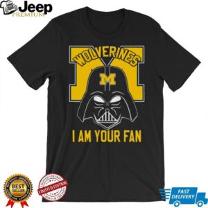 Official Star Wars Darth Vader I Am Michigan Wolverines Fan T Shirt