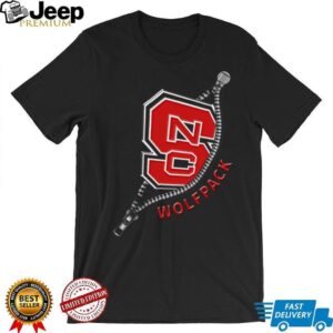 Officially Licensed NC State Wolfpack Zipper Graphic Tee