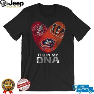 Ohio Sports DNA Reds Bengals Blue Jackets T Shirt