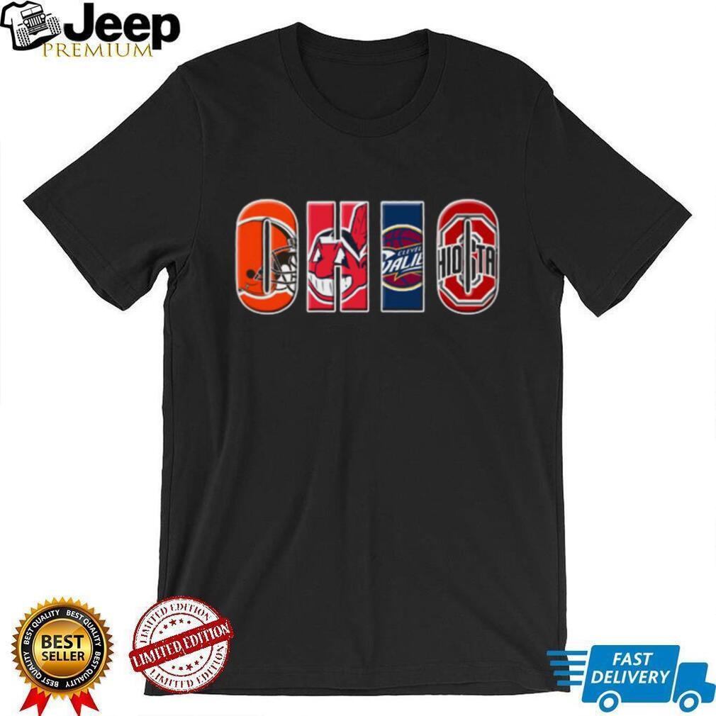Ohio Sports Teams Mashup T Shirt Ohio Sports Teams Mashup T Shirt