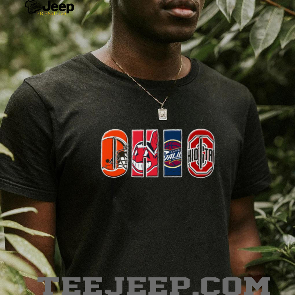 Ohio Sports Teams Mashup T Shirt Ohio Sports Teams Mashup T Shirt