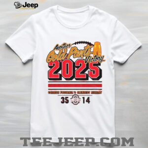 Ohio State Buckeyes 2025 Another Gold Pants Victory College Football’s Greatest Rivalry shirt