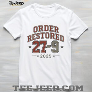 Ohio State Buckeyes Beat Michigan Rivalry Order restored 27 9 shirt Ohio State Buckeyes Beat Michigan Rivalry Order restored 27 9 shirt