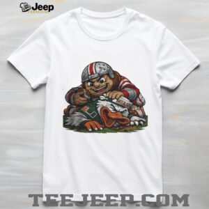 Ohio State Buckeyes KO Miami Hurricanes Playoffs Retro Rivalries Football Artwork shirt