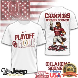 Oklahoma Sooners 2025 26 Playoff Mode T Shirt