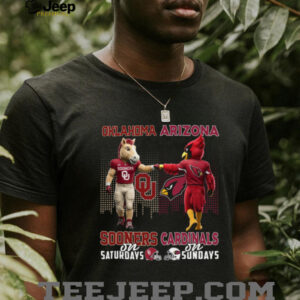 Oklahoma Sooners & Arizona Cardinals 'Saturdays & Sundays' Fan T Shirt