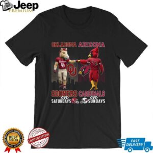 Oklahoma Sooners & Arizona Cardinals 'Saturdays & Sundays' Fan T Shirt