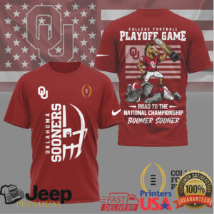 Oklahoma Sooners College Football Playoff Road to the National Championship T Shirts