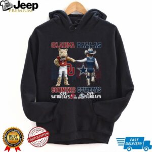 Oklahoma Sooners & Dallas Cowboys Fan T Shirt Oklahoma Sooners & Dallas Cowboys Fan T Shirt