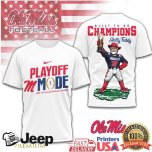 Ole Miss Football Playoff Mode Short Sleeve T Shirt