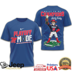 Ole Miss Football Playoff Mode Short Sleeve T Shirt