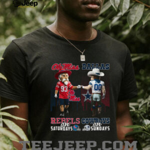 Ole Miss Rebels x Dallas Cowboys Saturdays & Sundays T Shirt