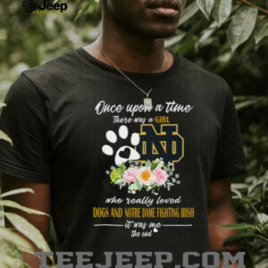 Once Upon a Time Dog & Notre Dame Fan T Shirt