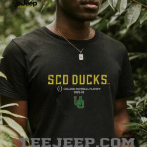 Oregon Ducks football SCO Ducks College Football Playoff 2025 2026 logo shirt