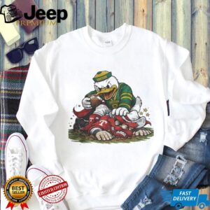 Oregon Ducks vs. Texas Tech Red Raiders Playoffs Retro Rivalries Football Artwork shirt