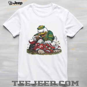 Oregon Ducks vs. Texas Tech Red Raiders Playoffs Retro Rivalries Football Artwork shirt