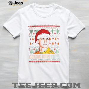 Oscar Piastri Oscar Piastree Santa hat Merry Christmas shirt Oscar Piastri Oscar Piastree Santa hat Merry Christmas shirt