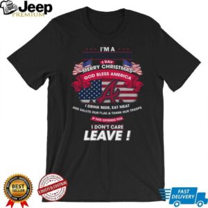 Patriotic I Say Merry Christmas T Shirt