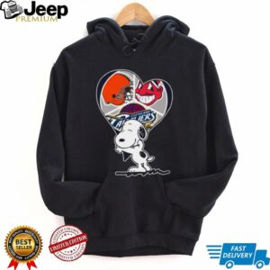 Peanuts Character Cleveland Multi Team Logo Shirt