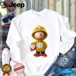 Peanuts Charlie Brown And Snoopy Pittsburgh Steelers T Shirt