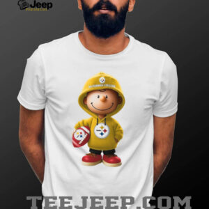 Peanuts Charlie Brown And Snoopy Pittsburgh Steelers T Shirt