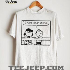 Peanuts and Todd Snider I miss todd snider shirt