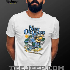 Pelican New Orleans Tulane Green Wave Football art vintage shirt