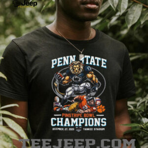 Penn State Nittany Lions 2025 Pinstripe Bowl Champions T Shirt