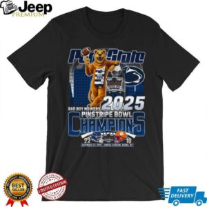 Penn State Nittany Lions 2025 Pinstripe Bowl Champions T Shirts