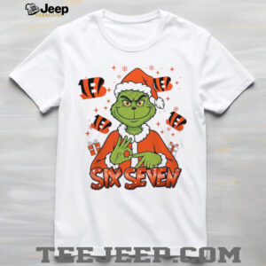 Personalized Cincinnati Bengals Grinch Christmas T Shirt, Custom Name & Number NFL Xmas Tee Personalized Cincinnati Bengals Grinch Christmas T Shirt, Custom Name & Number NFL Xmas Tee