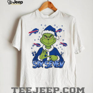 Personalized Grinch & Buffalo Bills Fan Christmas Shirt