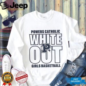 Petoskey Powers catholic white out girls basketball shirt Petoskey Powers catholic white out girls basketball shirt