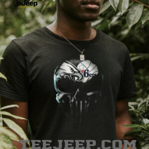 Philadelphia 76ers Punisher Skull T Shirt