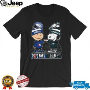 Philadelphia Eagles & 76ers Snoopy Charlie Brown T Shirt