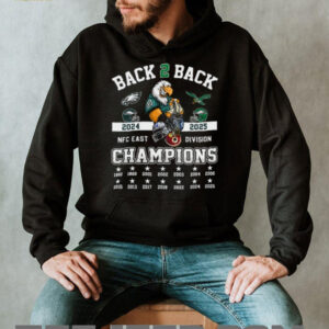 Philadelphia Eagles Back 2 Back NFC East Division Champions T Shirt