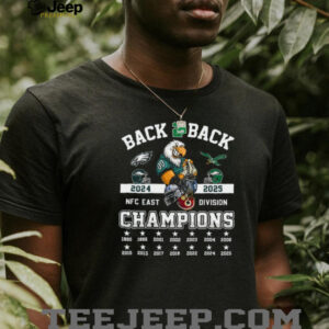 Philadelphia Eagles Back 2 Back NFC East Division Champions T Shirt