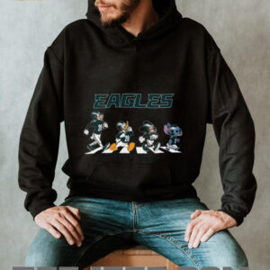 Philadelphia Eagles Disney Character Abbey Road Style T Shirt
