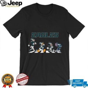 Philadelphia Eagles Disney Character Abbey Road Style T Shirt