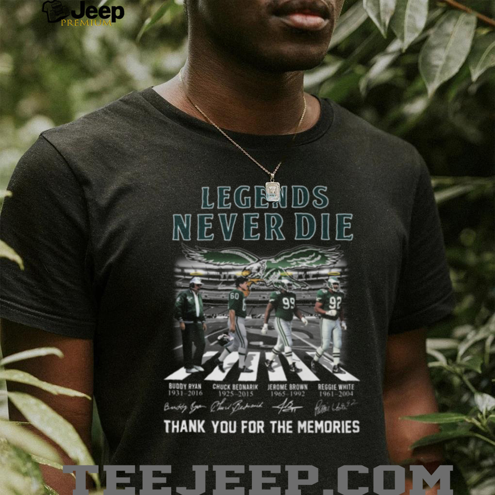 Philadelphia Eagles Legends Never Die Abbey Road Signatures T Shirt Philadelphia Eagles Legends Never Die Abbey Road Signatures T Shirt