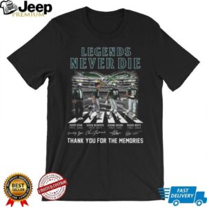 Philadelphia Eagles Legends Never Die Abbey Road Signatures T Shirt