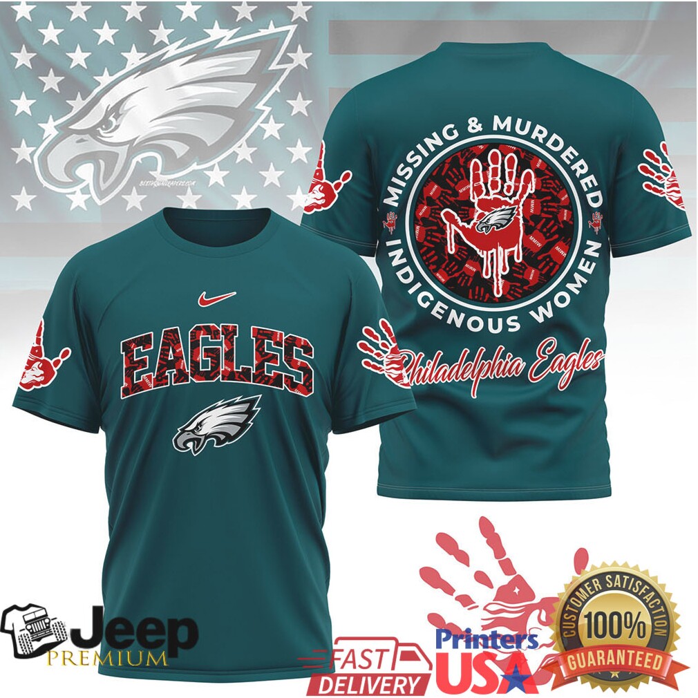 Philadelphia Eagles Official NFL MMIW Awareness Shirt Philadelphia Eagles Official NFL MMIW Awareness Shirt