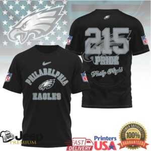 Philadelphia Eagles Official NFL Pride 3D Shirt