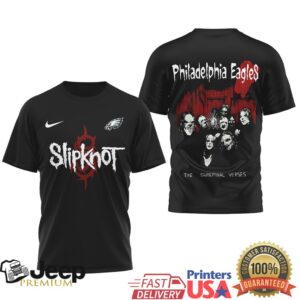 Philadelphia Eagles Official NFL Slipknot 3D Shirt Philadelphia Eagles Official NFL Slipknot 3D Shirt