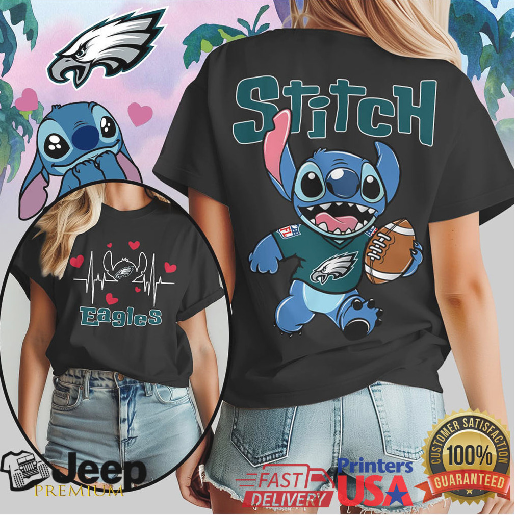 Philadelphia Eagles Official NFL Stitch Women Shirt Philadelphia Eagles Official NFL Stitch Women Shirt