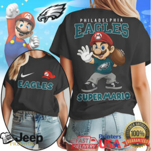 Philadelphia Eagles Official NFL Super Mario Shirt