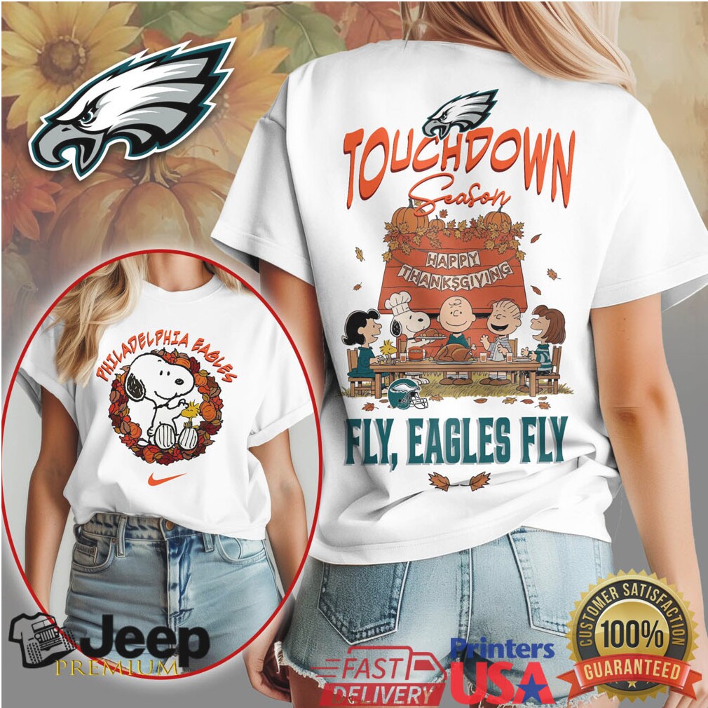 Philadelphia Eagles Official NFL Touchdown Season Shirt Philadelphia Eagles Official NFL Touchdown Season Shirt