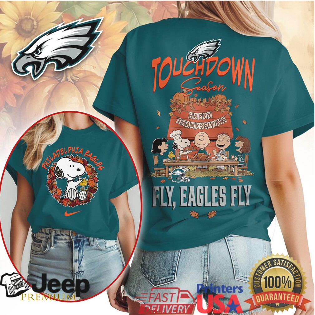 Philadelphia Eagles Official NFL Touchdown Season Shirt Philadelphia Eagles Official NFL Touchdown Season Shirt