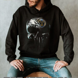 Philadelphia Eagles & Union Punisher Skull T Shirt Philadelphia Eagles & Union Punisher Skull T Shirt